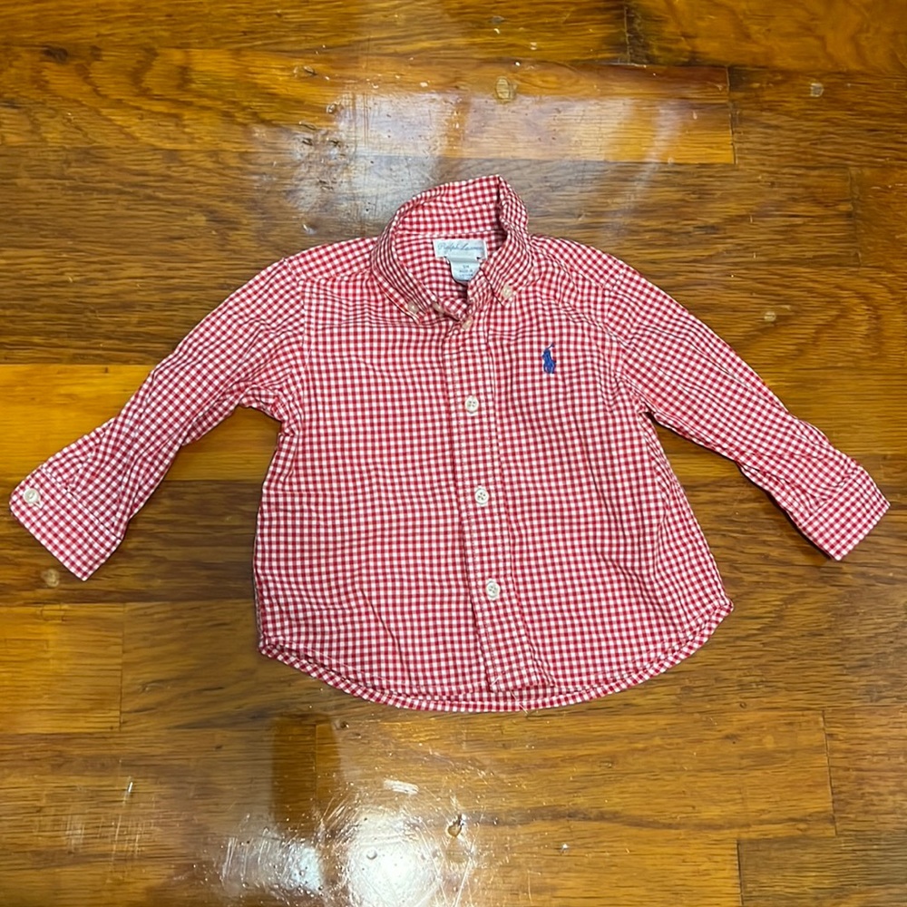 Ralph Lauren, NWOT, checkered button down
